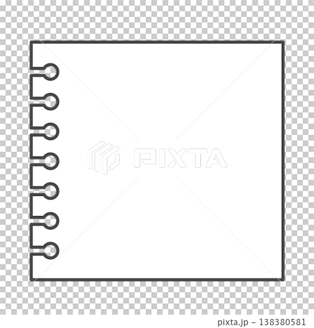 Simple notepad frame with handwritten illustration - background material for announcements and bulletin boards Simple notepad frame with handwritten illustration - background material for announcements and bulletin boards 138380581