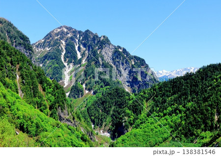 5月の黒部ダム　　　信州の自然　　　信州の風景　　　信州の景色 138381546