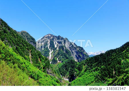 5月の黒部ダム　　　信州の自然　　　信州の風景　　　信州の景色 138381547