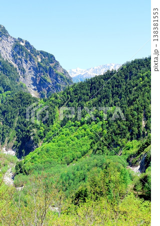 5月の黒部ダム　　　信州の自然　　　信州の風景　　　信州の景色 138381553