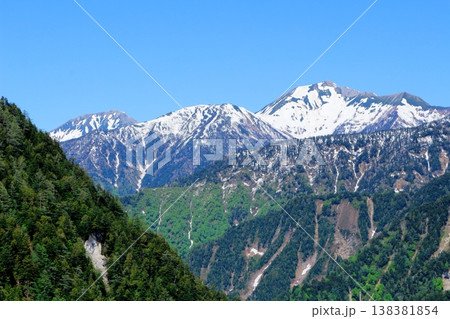 5月の黒部ダム　　　信州の自然　　　信州の風景　　　信州の景色 138381854