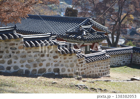 韓国 広州市 南漢山城行宮周辺の風景 韓国 広州市 南漢山城行宮周辺の風景 138382053