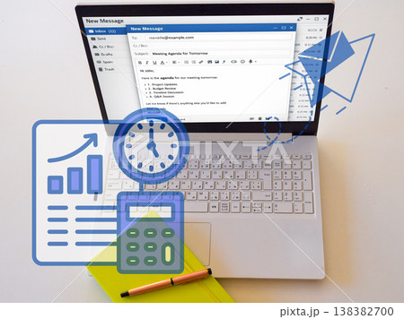 メール送信と資料確認 メール送信と資料確認 138382700