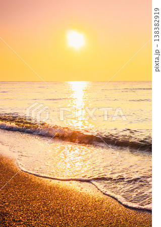 Sand Beach And Wave Sand Beach And Wave 138382919