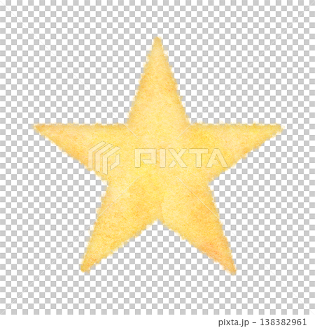 Star illustration watercolor painting 1 Star illustration watercolor painting 1 138382961