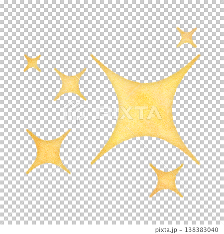 Star illustration watercolor painting 12 138383040