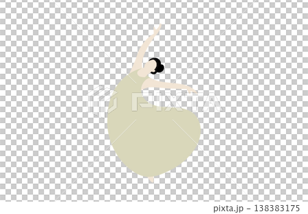 舞者插畫1，充分展現曲線之美 138383175