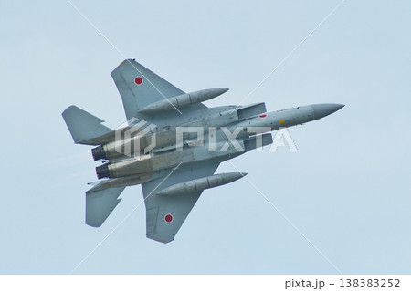 航空祭で機動飛行を行う航空自衛隊のF-15 航空祭で機動飛行を行う航空自衛隊のF-15 138383252