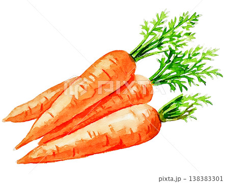 手描き水彩野菜レシピメニュー料理教室 138383301