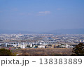 京都　八幡市　宇治川と京都市街地（伏見等）（男山展望台から伏見稲荷方向）（初春） 138383889