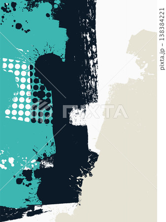Blue, Green and Black Grunge Paint Background Blue, Green and Black Grunge Paint Background 138384221