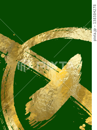 Vector Green and Gold Design. Luxury illustration. 138384278
