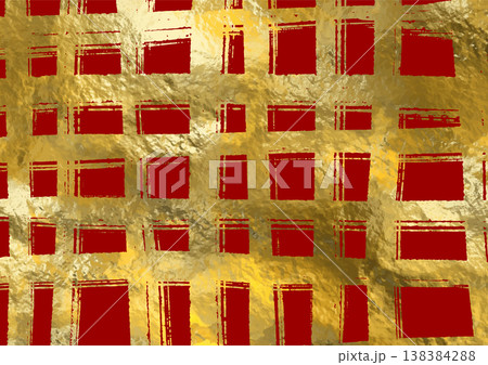 Abstract Gold and Red Geometric Pattern Abstract Gold and Red Geometric Pattern 138384288