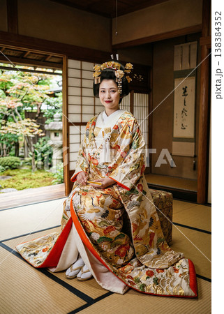 色打掛・婚礼×茶室 138384352