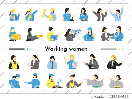 働く女性 働く女性 138384458