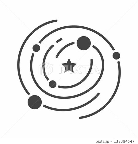 Galaxy cluster icon. Suitable for mobile apps, web apps and print media. Galaxy cluster icon. Suitable for mobile apps, web apps and print media. 138384547