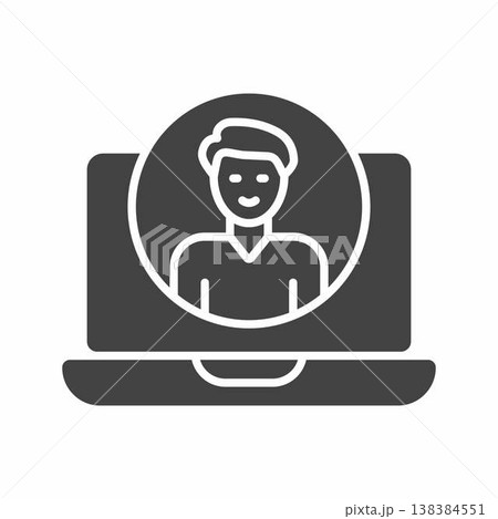 Freelancer profile icon. Suitable for mobile apps, web apps and print media. Freelancer profile icon. Suitable for mobile apps, web apps and print media. 138384551