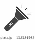 Flashlight icon vector image. Suitable for mobile application web application and print media. 138384562