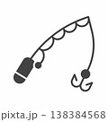 Fishing Rod icon vector image. Suitable for mobile application web application and print media. 138384568