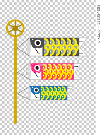 Illustration of carp streamers for Children's Day (Tango no Sekku) Illustration of carp streamers for Children's Day (Tango no Sekku) 138384888