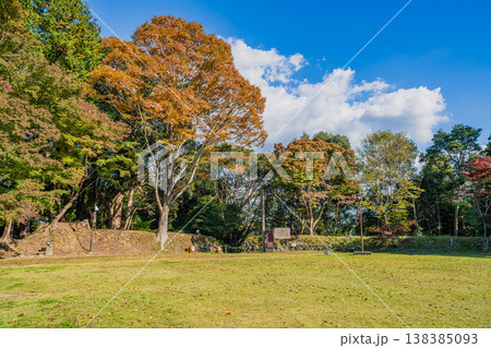 浜松市の二俣城跡の風景(静岡県) 浜松市の二俣城跡の風景(静岡県) 138385093