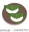柏餅のイラスト 138385747