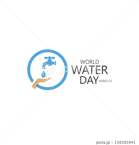 world water day logo design template world water day logo design template 138385941