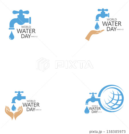 world water day logo design template world water day logo design template 138385973