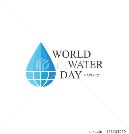 world water day logo design template world water day logo design template 138385979