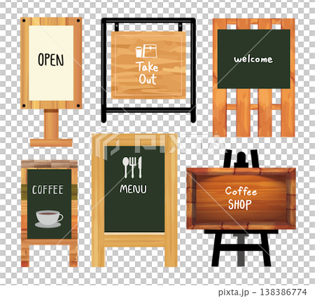 木框招牌 138386774