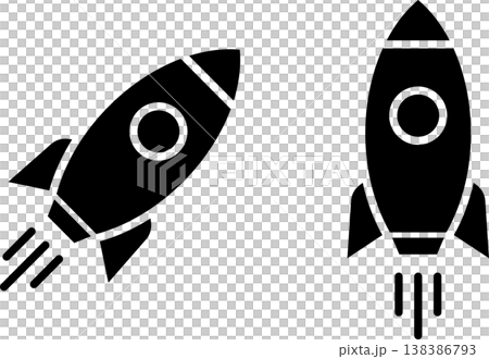 スタートアップのロケット・宇宙船アイコン 138386793