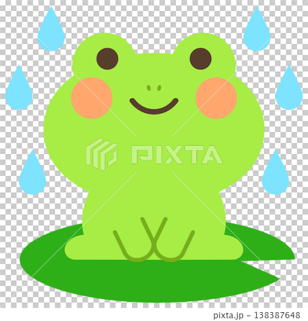 荷葉和青蛙 138387648