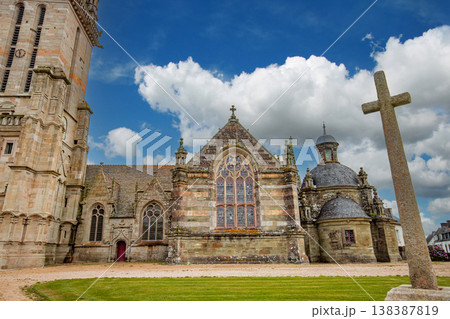 Parish close church of Pleyven, finistere, brittany, france 138387819