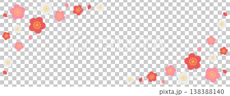 Plum flower frame Plum flower frame 138388140