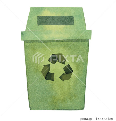 Eco Light Bulb with Leaves and Butterflies Green Energy Concept 138388186