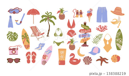 Beach Vacation Set. Beach Vacation Set. 138388219