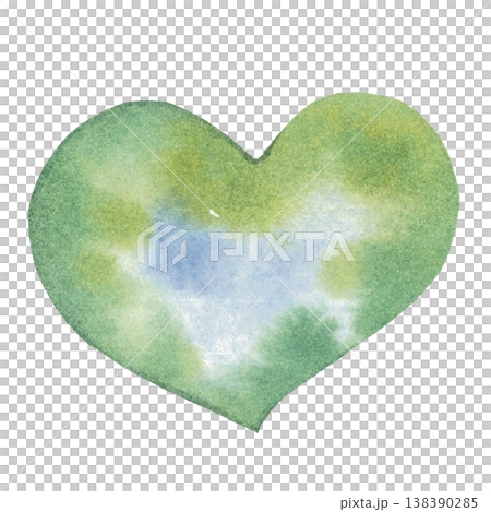 Green Heart Nature Concept Love Environment 138390285