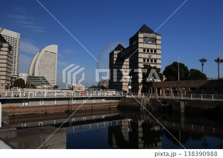 横浜市みなとみらい地区の風景 横浜市みなとみらい地区の風景 138390988