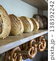 手作りパンが並ぶパン屋さん（ブーランジュリー） 138392242