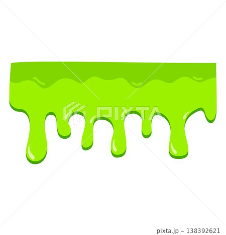green slime drip splash drop 138392621