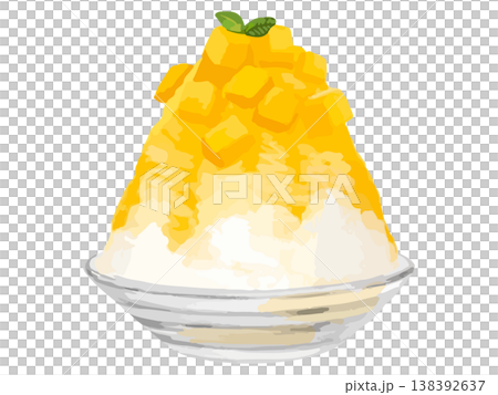 マンゴーかき氷 138392637