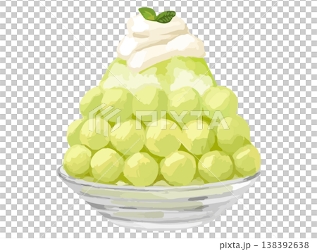 メロンのかき氷 138392638
