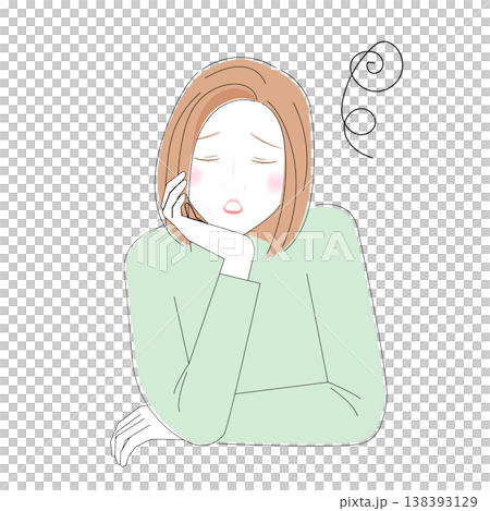 やる気ない女性 138393129