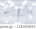 Abstract Blurred White Interior Background with Soft Light Bokeh 138393693