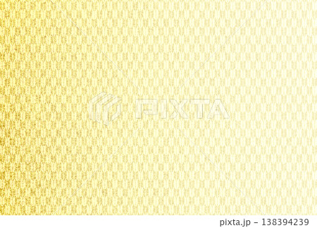 キラキラ輝く繊細な淡金色の模様に矢絣柄を重ねた背景画像13b 138394239