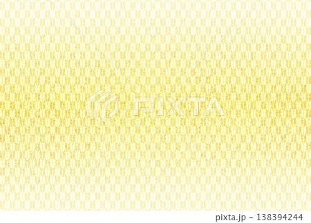 キラキラ輝く繊細な淡金色の模様に矢絣柄を重ねた背景画像18b キラキラ輝く繊細な淡金色の模様に矢絣柄を重ねた背景画像18b 138394244