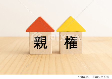 親権の文字 親権の文字 138394480