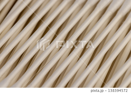 swabs with natural cotton for hygiene and cosmetics, white paper natural sticks with natural white cotton for makeup correction , injury treatment 138394572