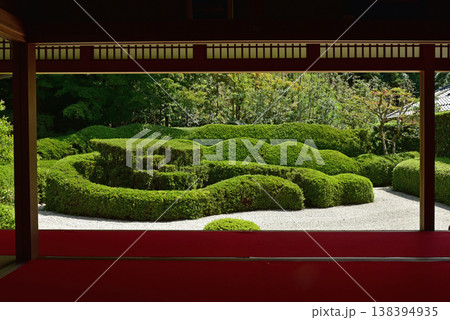 滋賀県甲賀市 大池寺の蓬莱庭園 滋賀県甲賀市 大池寺の蓬莱庭園 138394935