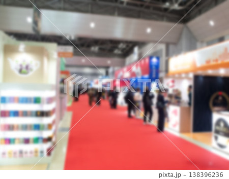 国際展示場 国際見本市 イベント会場　見本市 カラフルなブース 138396236